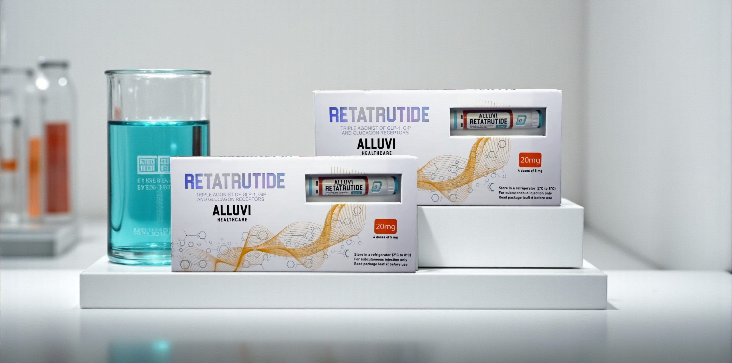 Retatrutide 20mg x2 Bundle (R&D Only)

